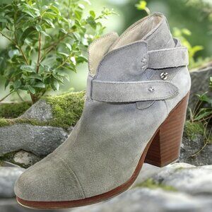 Rag And Bone Harrow Granite Suede Ankle Boot Size 36.5 (US 6.5)